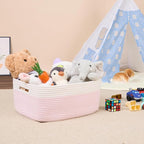 Large Storage Baskets for Shelves, Closet Organizers Bins for Clothes Blanket - Image 5