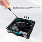 140mm PC Dust Filter for Computer Cooler Fan/PSU/Routers PVC 50 Mesh, Magnetic - Image 6