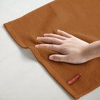 Artoid Mode 100% Cotton Caramel Waffle Weave Kitchen Dish Cloths, 12x12 Inch - Image 5
