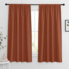 RYB HOME Blackout Curtains for Living Room, All Lights Blocking Rod Pocket by RYBHOME