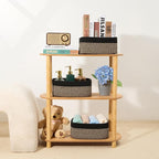 Small Storage Baskets for Organizing | Closet Organizer Bins | Shelf Toy Basket - Image 6