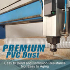 PVC Dust Collection Hose 3"x 10' - Image 8