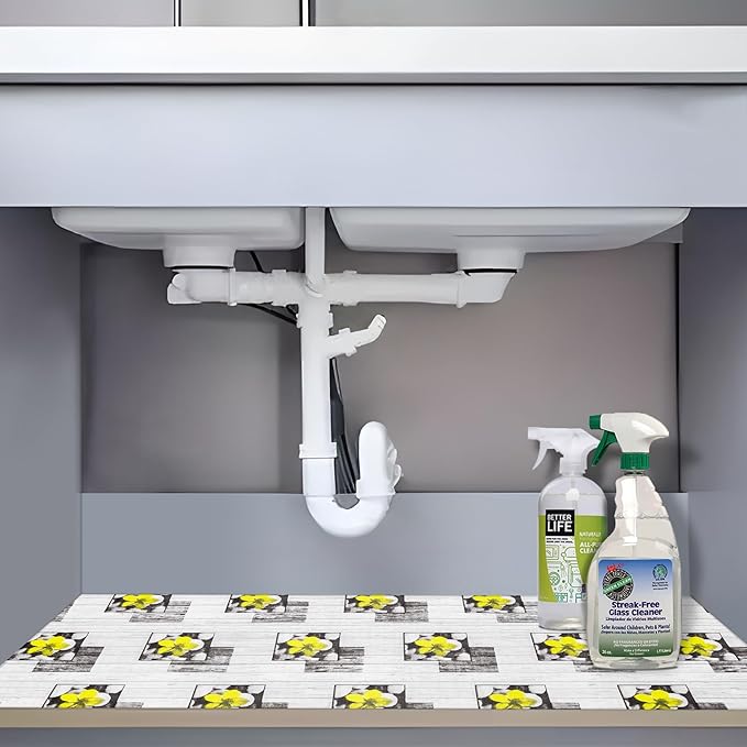 Shelf Liner 18" W x 288" L Non Adhesive Kitchen Drawer Liner, Waterproof Shelf - Image 9