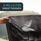 Home and Kitchen Durable Black Trash Bags, 12-16 Gallon, Strong and Puncture - Image 5