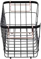 Amazon Basics Stackable Metal Wire Rectangular Storage Basket Set - Image 4