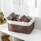 Large Storage Baskets for Shelves, Fabric Baskets for Organizing, Collapsible - Image 8
