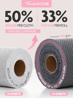 Fantasticlean Large Tear-Away Microfiber Cleaning Cloth Roll - Image 4