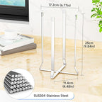 Water Bottle Drying Rack, Collapsible Bottle Rack Dryer, Stainless Steel Baby - Image 3
