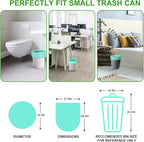 8 Gallon Medium Compostable Trash Bags - Image 2