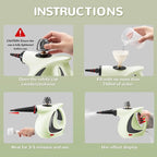 Spurgehom Handheld Steam Cleaner, Portable Steamer - Image 5
