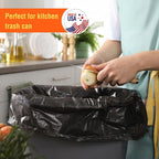 Delxo 30-33 Gallon Black Trash Bags, Durable & Puncture-Resistant Plastic - Image 6