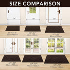 hicorfe Front Door Mat Outside Entrance, Stain and Fade Resistant, Non Slip - Image 5