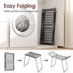 APEXCHASER Clothes Drying Rack Foldable, Large Drying Rack Clothing, Winged - Image 3