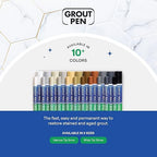 Grout Pen Black Tile Paint Marker: Waterproof Grout Paint, Tile Grout Colorant - Image 9