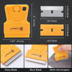 MulWark Razor Blade Tool Set, Window Cleaner, Glass Tool, Oven Cleaner - Image 3