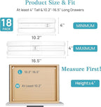 Vtopmart 18 Pack Drawer Dividers - Image 2