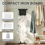 Ironing Board, Foldable Ironing Board Adjustable Height Compact Iron Board - Image 6