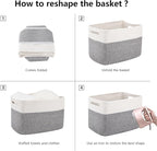 OIAHOMY 4 Pack Storage Baskets for Organizing, Basket for Shelves - Image 7