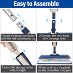 Mops for Floor Cleaning Wet Spray Mop - Image 8