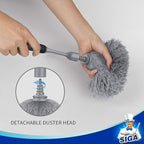 MR.SIGA Microfiber Delicate Duster, Comfortable Non Slip Handle, Detachable - Image 4
