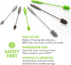 GrandTies Silicone Cleaning Brush Set | Extra Long Brush - Image 6