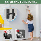 Barn Door Lock Latch, 90/180 Degree Flip Sliding Door Latch - Image 6