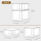 6Pack Pantry Organizers and Storage, Foods Organizer Bins - Image 3