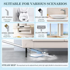 Steam Mop with Detachable Handheld Steamer Suitable - Image 4