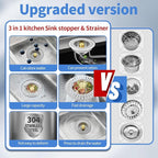Upgraded 3 in 1 Kitchen Sink Drain Strainer - Image 3