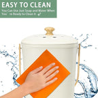 Vipush Bamboo Fiber Compost Bin - Image 6