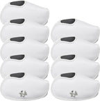Golf Iron Covers 9pcs or 1pc Saffiano Leather Magnetic Club Headcover by EighteenH