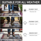 CHICHIC Welcome Door Mat 18x 30 Inch Front Doormat Outdoors - Image 6