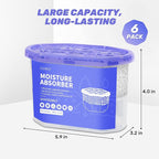 CLEVAST Moisture Absorbers Boxes, 10 OZ, 6 Pack, Dehumidifier Box - Image 3