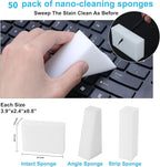 2X Density Magic Sponge Eraser, 50 Pack Multi-Functional Household Cleaning - Image 2