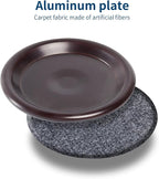 Ezprotekt 1 5/8" Round Reusable Felt Furniture Caster Cups - Image 4