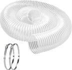 Heavy PVC Dust Collection Hose 6" x 10', Puncture Resistant PVC Dust Collection by Qucship