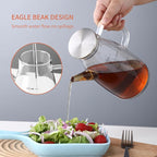 Large Glass Oil Dispenser Bottle - Image 4