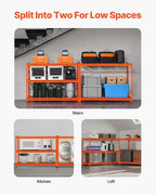VEVOR Storage Shelves, 2500 lbs, 5 Tier Heavy Duty Garage Shelving, - Image 6