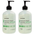 McKesson Hand Sanitizer with Aloe, 18 oz Pump Bottle – 70% Ethyl Alcohol by McKesson