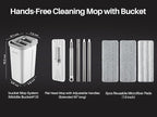 JOYMOOP Mop and Bucket with Wringer Set, Hands Free Flat Floor Mop and Bucket - Image 8