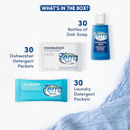 Travel Laundry Detergent & Dish Soap | Terra Breeze 1-Shoppe Amenities Kit | - Image 3