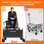300L Large Collapsible Wagons Carts - Image 2