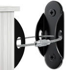 10 Pack Furniture Wall Anchors for Baby Proofing, Anti Tip Furniture Anchors by 4ourKiddies