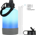DRINCO Stainless Steel Water Bottle Spout Lid Vacuum Insulated Double Wall - Image 2