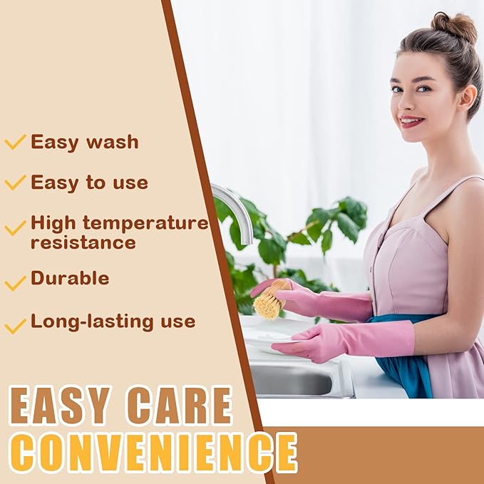 Nuenen 30 Packs Bamboo Dish Scrub Brushes Wooden Scrubbers Set Kitchen - Image 6