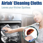 Streak Free Miracle Cleaning Cloth Easy Clean Pack of 8-12" x 16" Microfiber - Image 6
