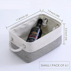 Fabric Storage Bins 12x8x5 inch - Image 7