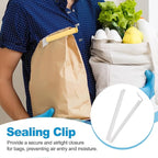 PATIKIL Sealing Clips 4.3 Inch, 10 Pack Reusable Plastic Bag Clip Clamp Sealer - Image 5