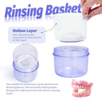 Large Denture case, No-Leak Denture Bath Box Denture Cup, Retainer Cleaning Box - Image 5