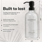 Clear Shampoo and Conditioner Dispenser Set by Brighter Barns - Image 3